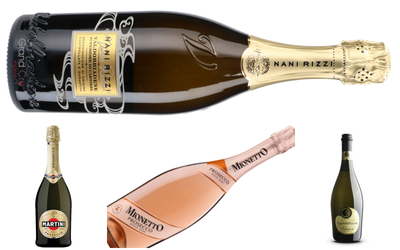 collage prosecco