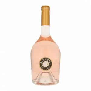 Fles wijn van een wijnhuis van acteur